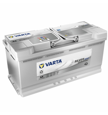 VARTA H15 (A4) Silver Dynamic AGM xEV 605 901 095 Autobatterie 105Ah