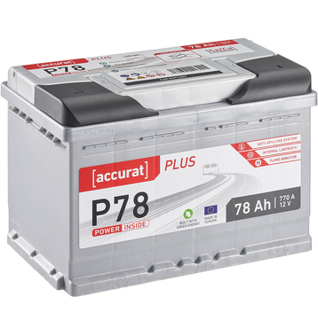 Accurat Plus P78 Autobatterie 78Ah