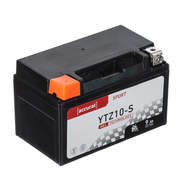 Accurat Sport GEL YTZ10-S Motorradbatterie 9Ah 12V (DIN...