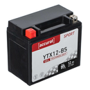 Accurat Sport GEL YTX12-BS Motorradbatterie 12Ah 12V (DIN 51012) YTX12-4...