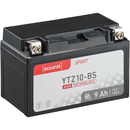 Accurat Sport AGM YTZ10-BS Motorradbatterie 9Ah 12V (DIN 50615) ETZ10-BS...