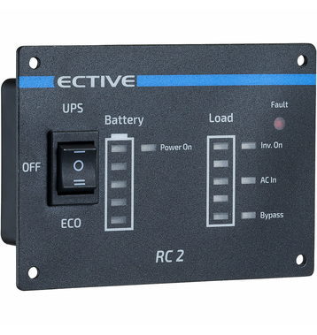 ECTIVE RC2 Fernbedienung mit Ladestandsanzeige fr Wechselrichter (gebraucht, Zustand gut)