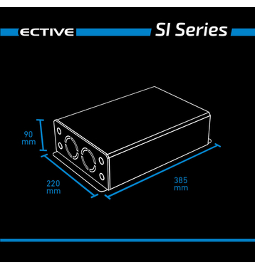 ECTIVE SI 20 2000W/24V Sinus-Wechselrichter mit reiner Sinuswelle (gebraucht, Zustand gut)