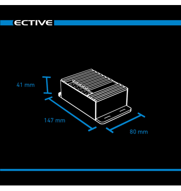 ECTIVE DSC 25 MPPT Dual Solar-Laderegler fr zwei 12V Batterien 350Wp 50V 25A (gebraucht, Zustand gut)