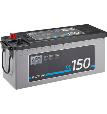 ECTIVE DC 150 AGM Deep Cycle 150Ah Versorgungsbatterie (USt-befreit nach 12 Abs.3 Nr. 1 S.1 UStG)