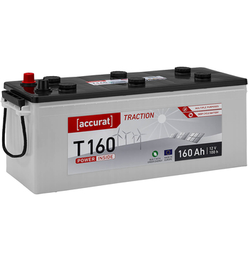 Accurat Traction T160 Versorgungsbatterie 160Ah (USt-befreit nach 12 Abs.3 Nr. 1 S.1 UStG)