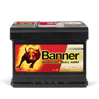 Banner Running Bull Autobatterien