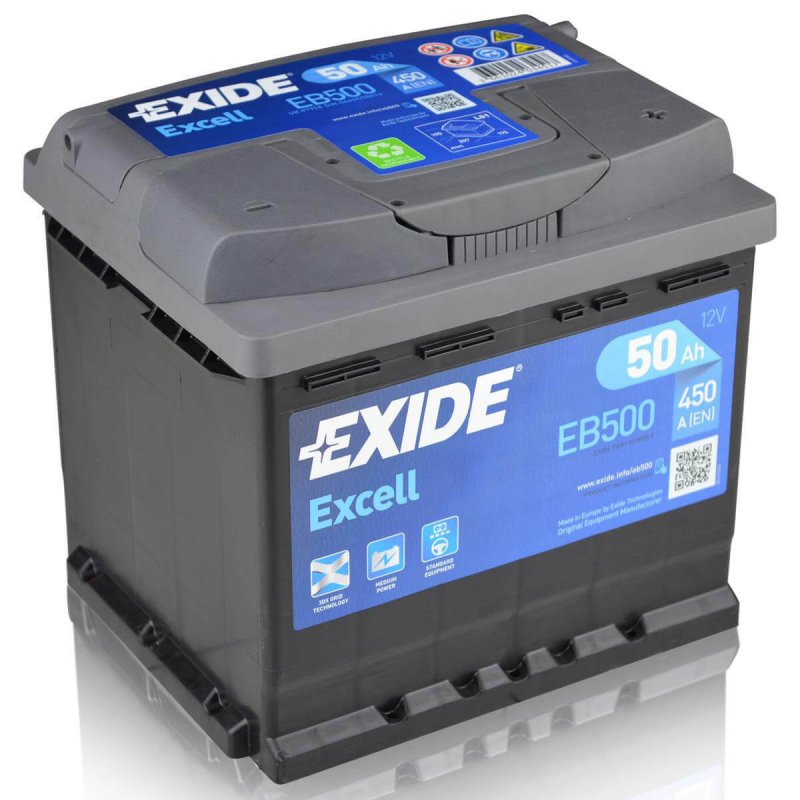 Exide-Excell-EB500-50Ah-Autobatterie-ein