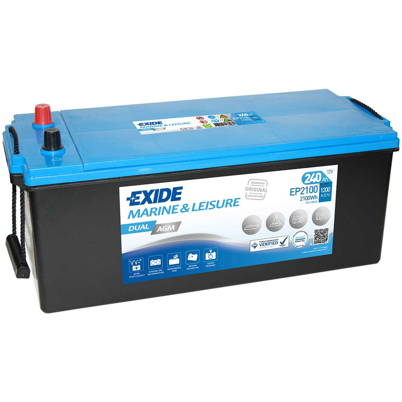 Exide AGM Batterie EP2100 240Ah 2100WH VRLA