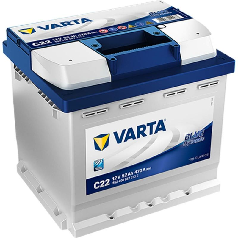 VARTA C22 Blue Dynamic Autobatterie 52Ah 552 400 047