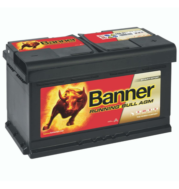 Banner 58001 Running Bull AGM 80Ah Autobatterie