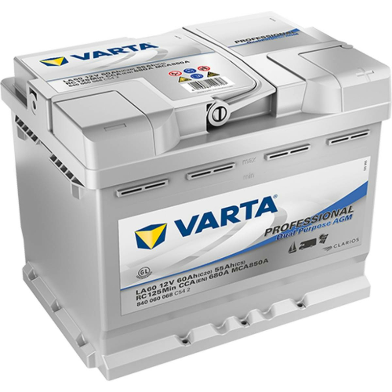 VARTA LA60 Professional AGM Versorgungsbatterie 60Ah