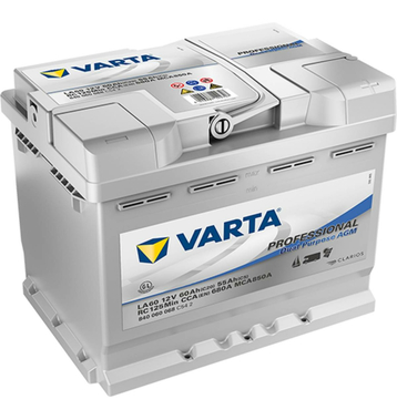 VARTA LA60 Professional AGM 840 060 068...