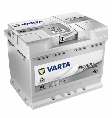 VARTA D52 (A8) Silver Dynamic AGM xEV 560 901 068...