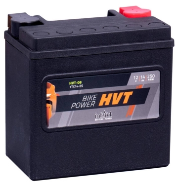 Intact Bike-Power HVT Motorradbatterie HVT-08 14Ah (DIN...