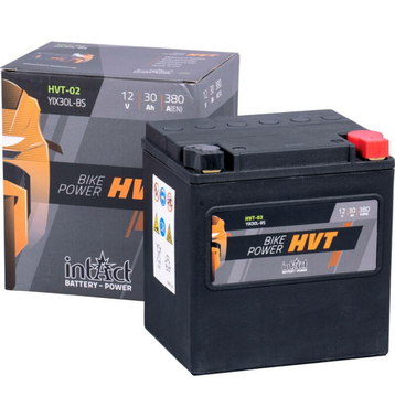 Intact Bike-Power HVT Motorradbatterie HVT-02 30Ah (DIN 83000) YIX30L-BS