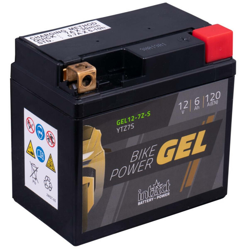 Motorrad Batterie Gel 12 V 6 AH (50615 / YTX7A-BS) Alternativ: GTX7A-BS;  6MF6;12N7E-4 - 506015005 -, Batterien, Zweiradzubehör