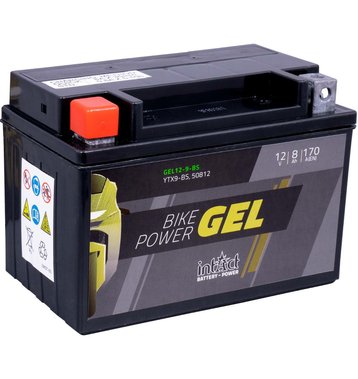 Intact Bike-Power GEL Motorradbatterie GEL12-9-BS 8Ah...