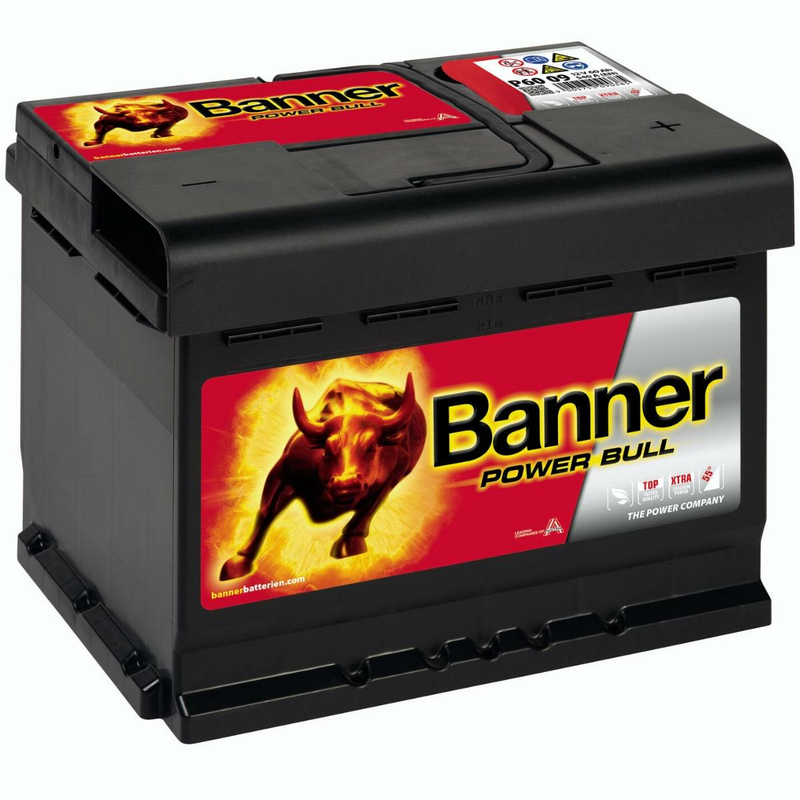 Banner P6009 Power Bull Autobatterie 60Ah