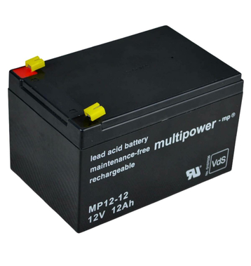 multipower MP12-12 12V 12Ah Bleiakku