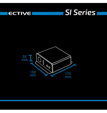 ECTIVE SI 3 300W/12V Sinus-Wechselrichter mit reiner Sinuswelle
