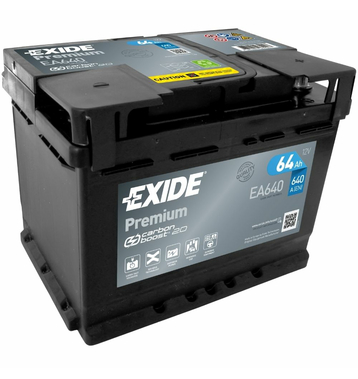 Exide EA640 Premium Carbon Boost 64Ah Autobatterie