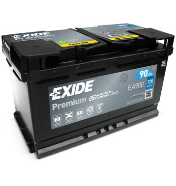 Exide EA900 Premium Carbon Boost 90Ah Autobatterie
