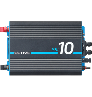 ECTIVE SSI 10 1000W/24V Sinus-Wechselrichter mit MPPT-Laderegler, Ladegert, NVS- und USV-Funktion