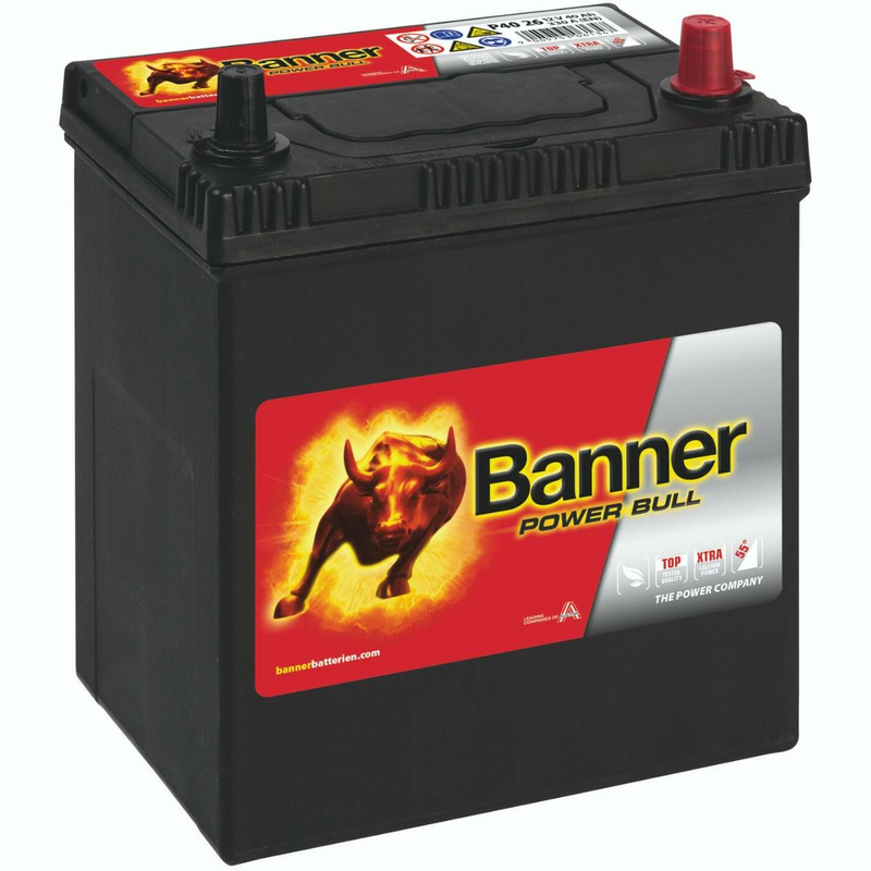 Banner P4026 Power Bull 40Ah Autobatterie 540 126 033