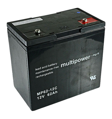multipower MP62-12C 12V 62Ah Bleiakku Zyklentyp