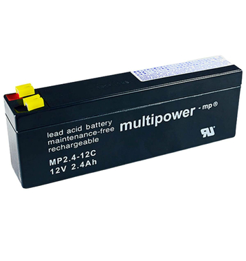 multipower MP2,4-12C 12V 2,4Ah Bleiakku Zyklentyp