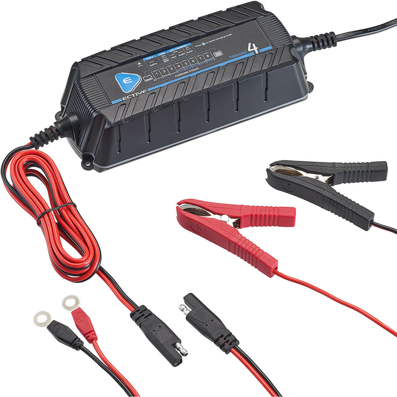 Batterie Ladegerät für 12V / 24V Autobatterien mit Starthilfe Funktion:  : Auto & Motorrad