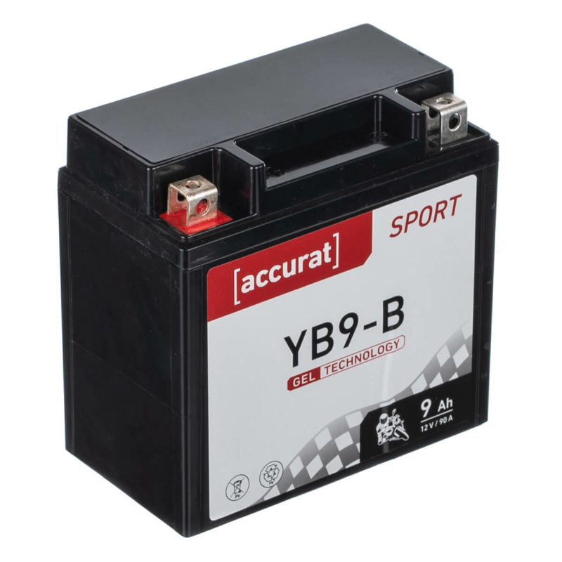 Accurat Sport GEL YB9-B Motorradbatterie 9Ah 12V