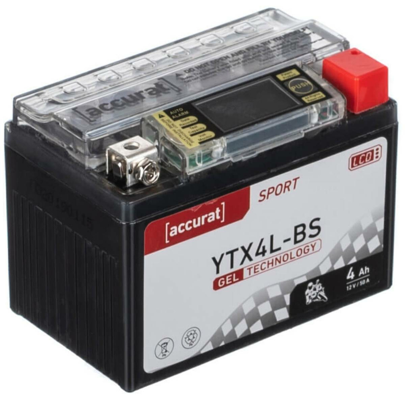 YTX4L-BS 4Ah 12V Gel Batterie Motorrad Roller Quad einbaufertig UTX4L-BS MF