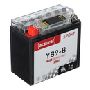 Accurat Sport GEL LCD YB9-B Motorradbatterie 9Ah 12V (DIN...
