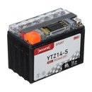 Accurat Sport GEL LCD YTZ14-S Motorradbatterie 12Ah 12V...