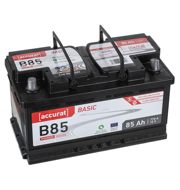 Accurat Basic B85 Autobatterie 85Ah