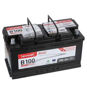 Accurat Basic B100 Autobatterie 100Ah