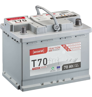 Accurat Traction T70 AGM Versorgungsbatterie 70Ah