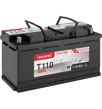Accurat Traction T110 SMF Versorgungsbatterie 110Ah