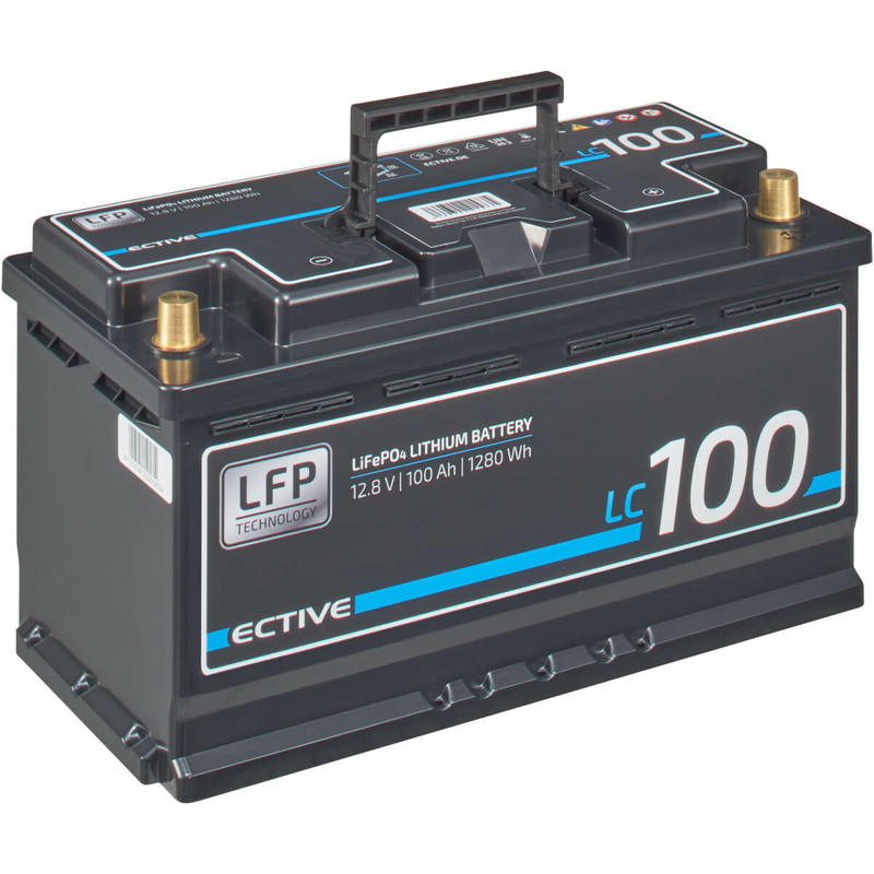 ECTIVE LC 100 12V LiFePO4 Lithium Versorgungsbatterie 100Ah