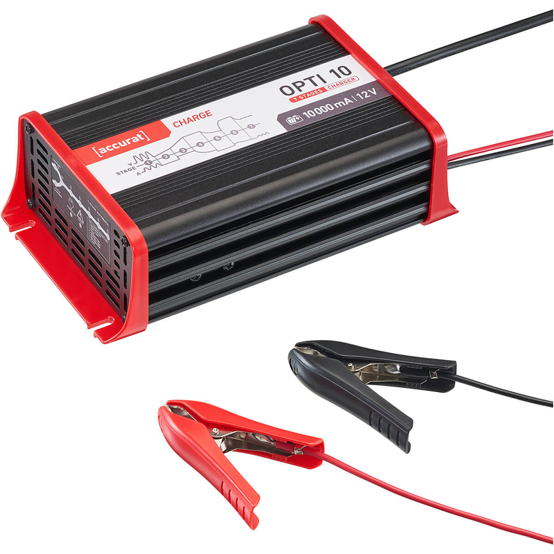 STAHLWERK Batterieladegerät 10 Modi für 12V/24V Auto Batterien AGM