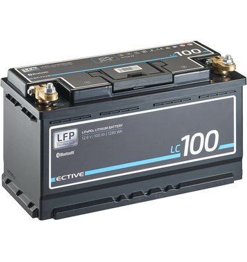 ECTIVE LC 100 BT 12V LiFePO4 Lithium Versorgungsbatterie...