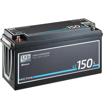 ECTIVE LC 150L BT 12V LiFePO4 Lithium Versorgungsbatterie...