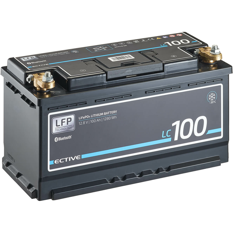 ECTIVE LC100 LT 12V LiFePO4 Lithium Versorgerbatterie 100Ah