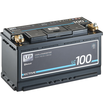 ECTIVE LC 100 LT 12V LiFePO4 Lithium Versorgungsbatterie...
