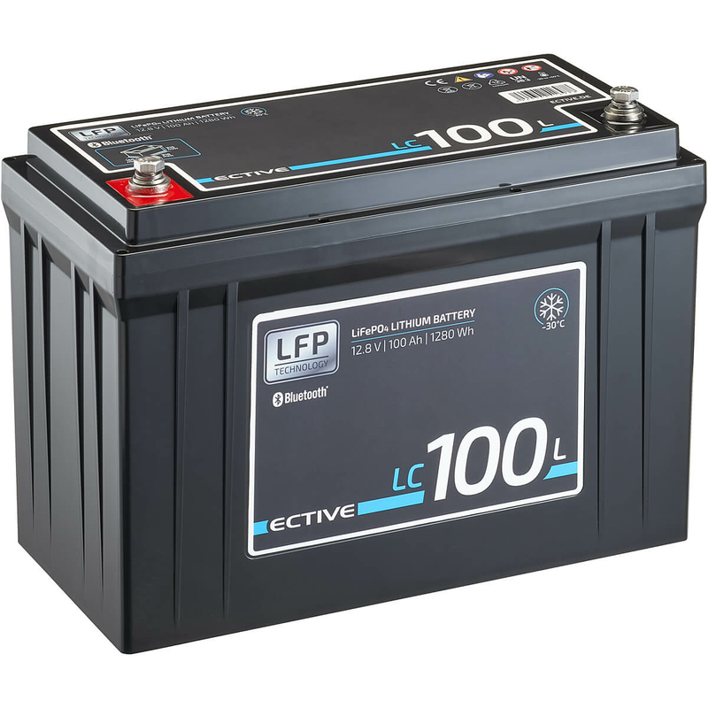 ECTIVE LC100L BT 12V LiFePO4 Lithium Versorgerbatterie 100Ah, 792,51 €