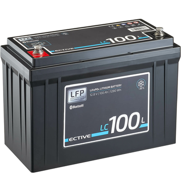 ECTIVE LC 100L LT 12V LiFePO4 Lithium Versorgungsbatterie...