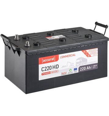Accurat Commercial C220 HD LKW-Batterie 220Ah