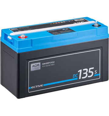 ECTIVE DC 135S AGM Deep Cycle mit LCD-Anzeige135Ah...